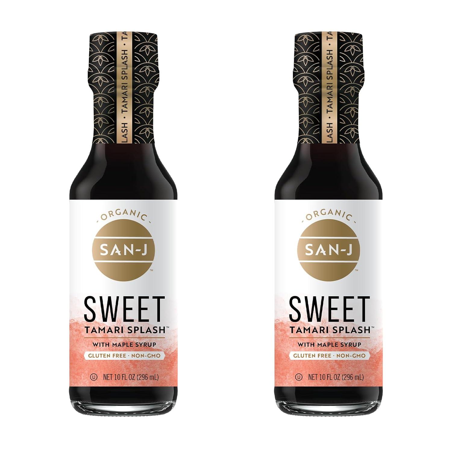 image:imageSanJ Fresh and Zesty Citrus Tamari Splash Ponzu Specially Brewed 10 oz Bottles 2 PackOrganic Sweet