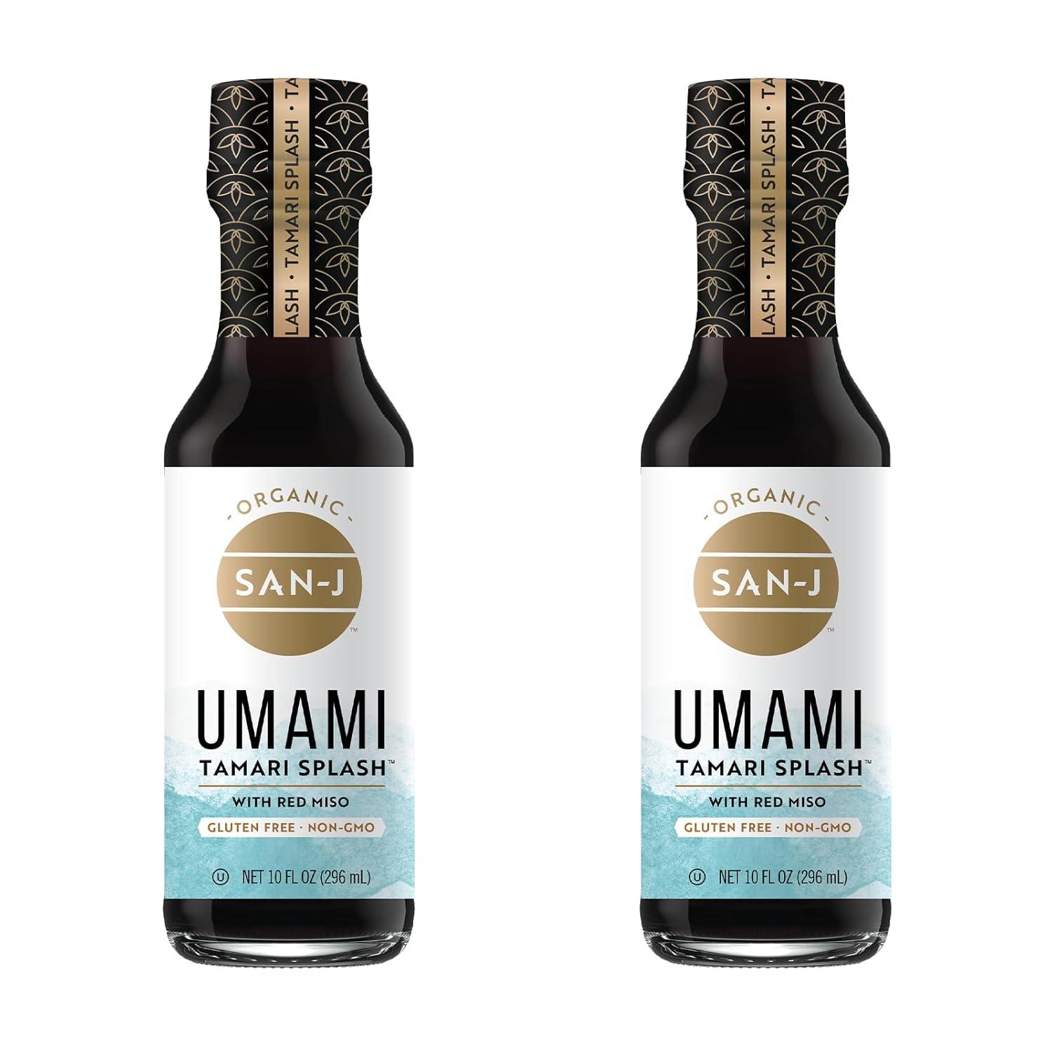 image:imageSanJ Fresh and Zesty Citrus Tamari Splash Ponzu Specially Brewed 10 oz Bottles 2 PackOrganic Umami