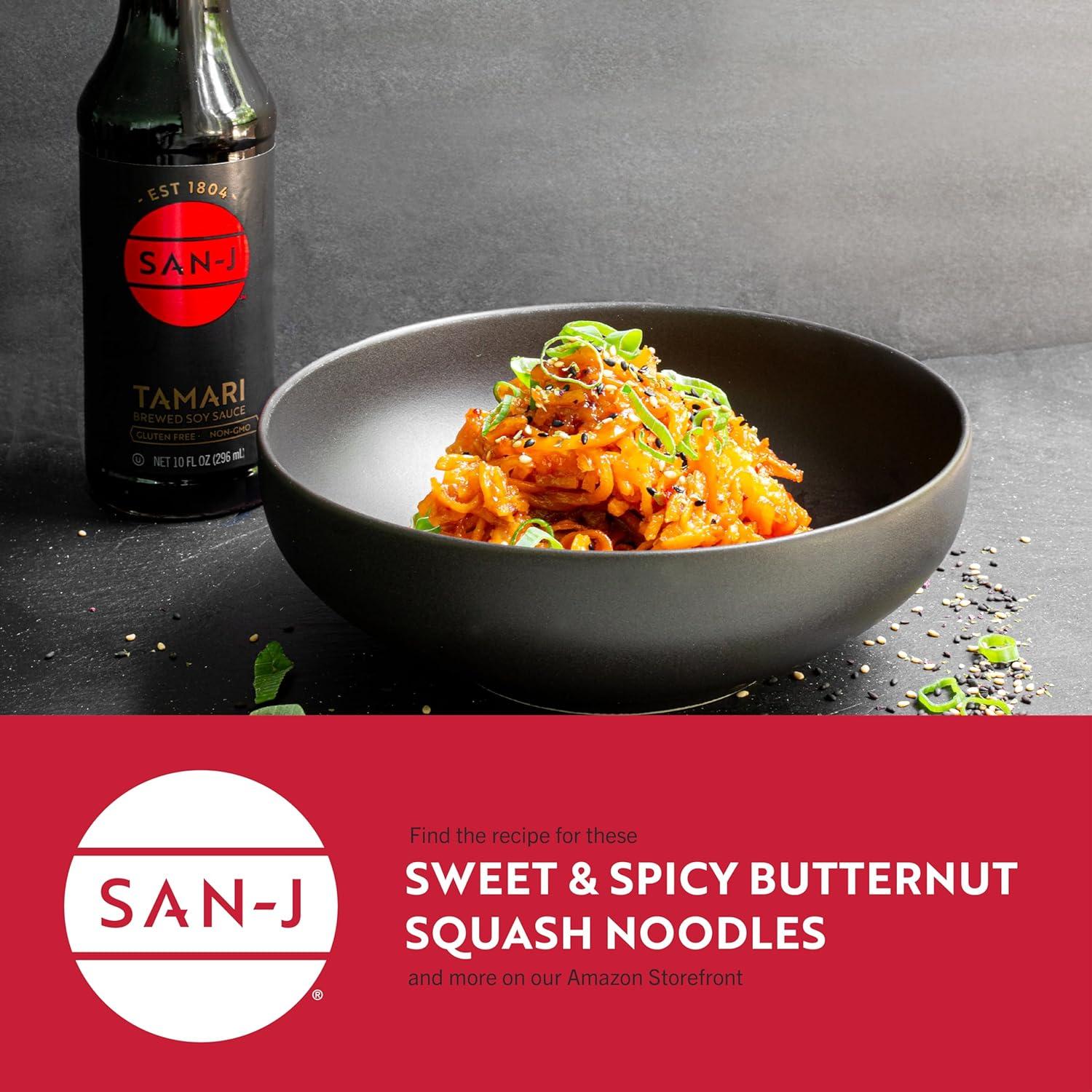 image:imageSanJ Gluten Free Tamari Soy Sauce Specially Brewed Made with 100 Soy 20 oz Bottle