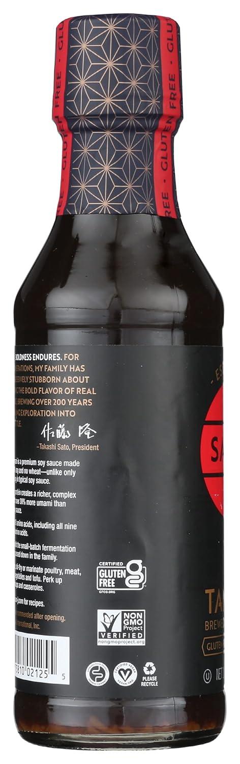 image:imageSanJ Organic Gluten Free Tamari Soy Sauce with 50 Less Sodium Made with 100 Whole Soy Specially Brewed 20 oz BottleTamari Premium Soya Sauce