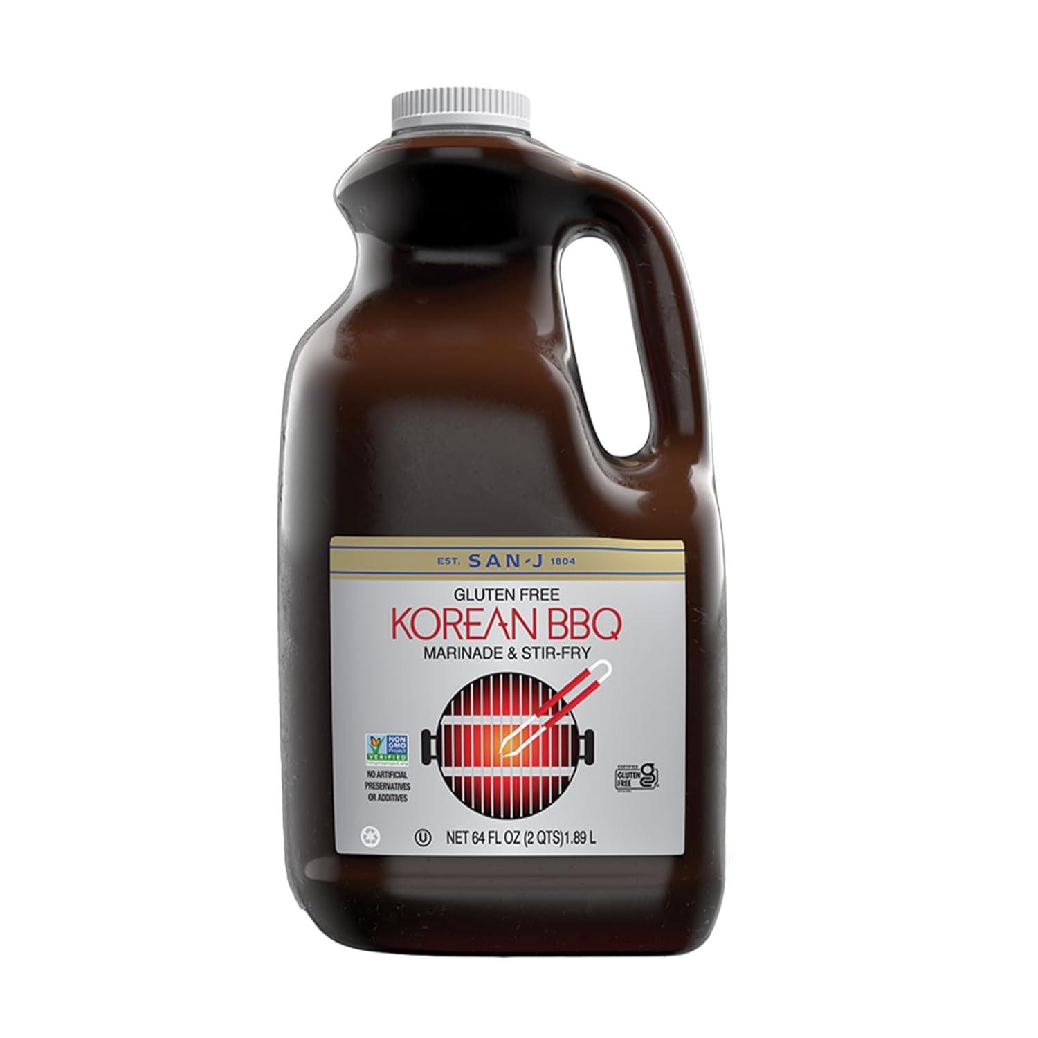 image:imageSanJ Spicy Gluten Free Szechuan Sauce NonGMO 64 oz ContainerKorean BBQ