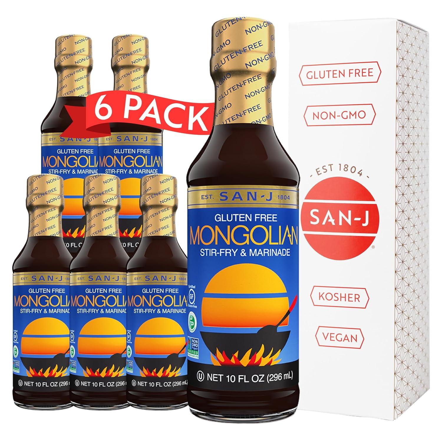 image:imageSanJ Spicy Gluten Free Szechuan Sauce NonGMO 64 oz ContainerMongolian
