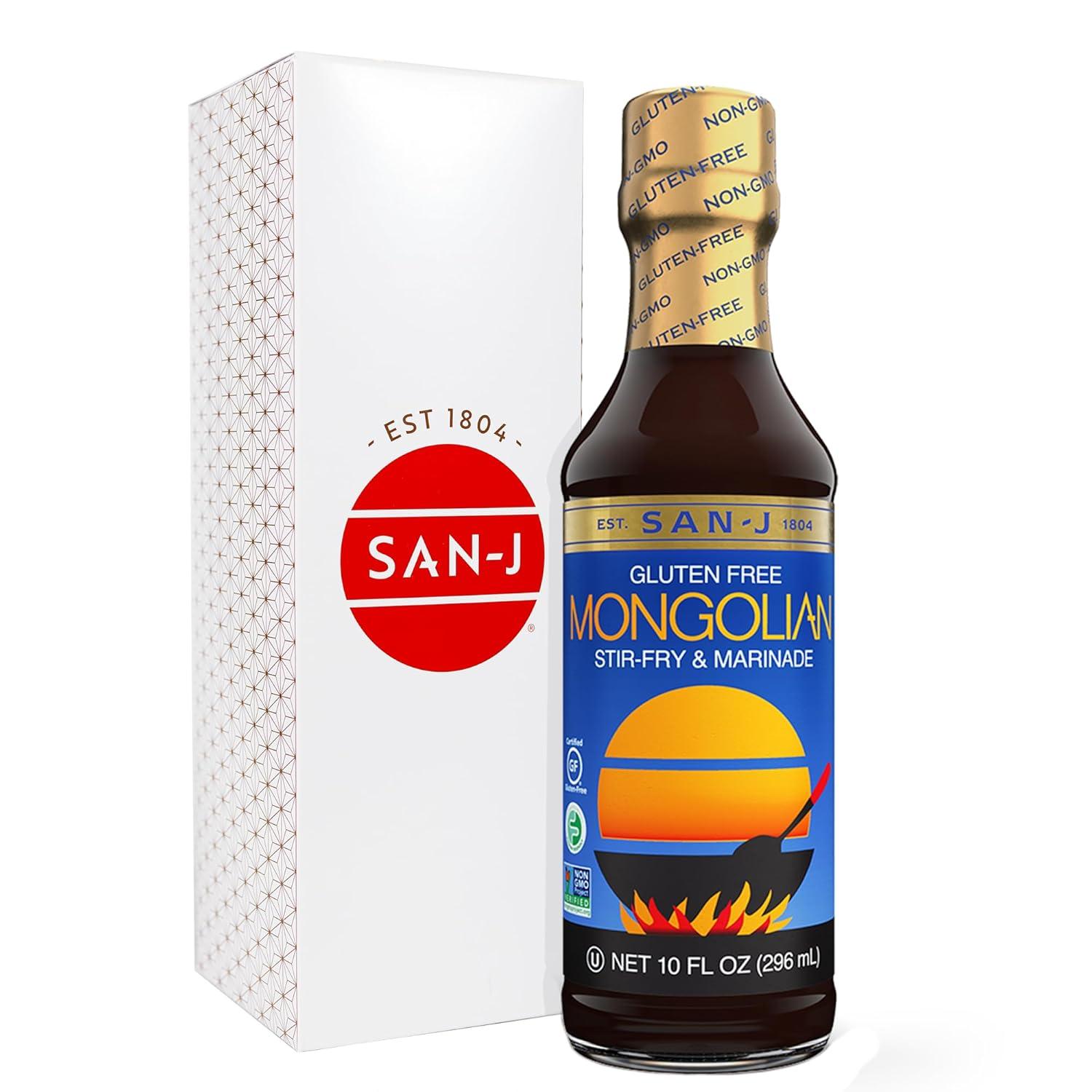 image:imageSanJ Spicy Gluten Free Szechuan Sauce NonGMO 64 oz ContainerMongolian
