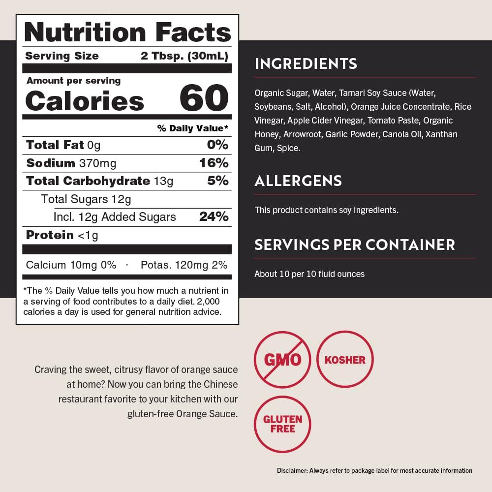 image:imageSanJ Spicy Gluten Free Szechuan Sauce NonGMO 64 oz ContainerOrange Sauce