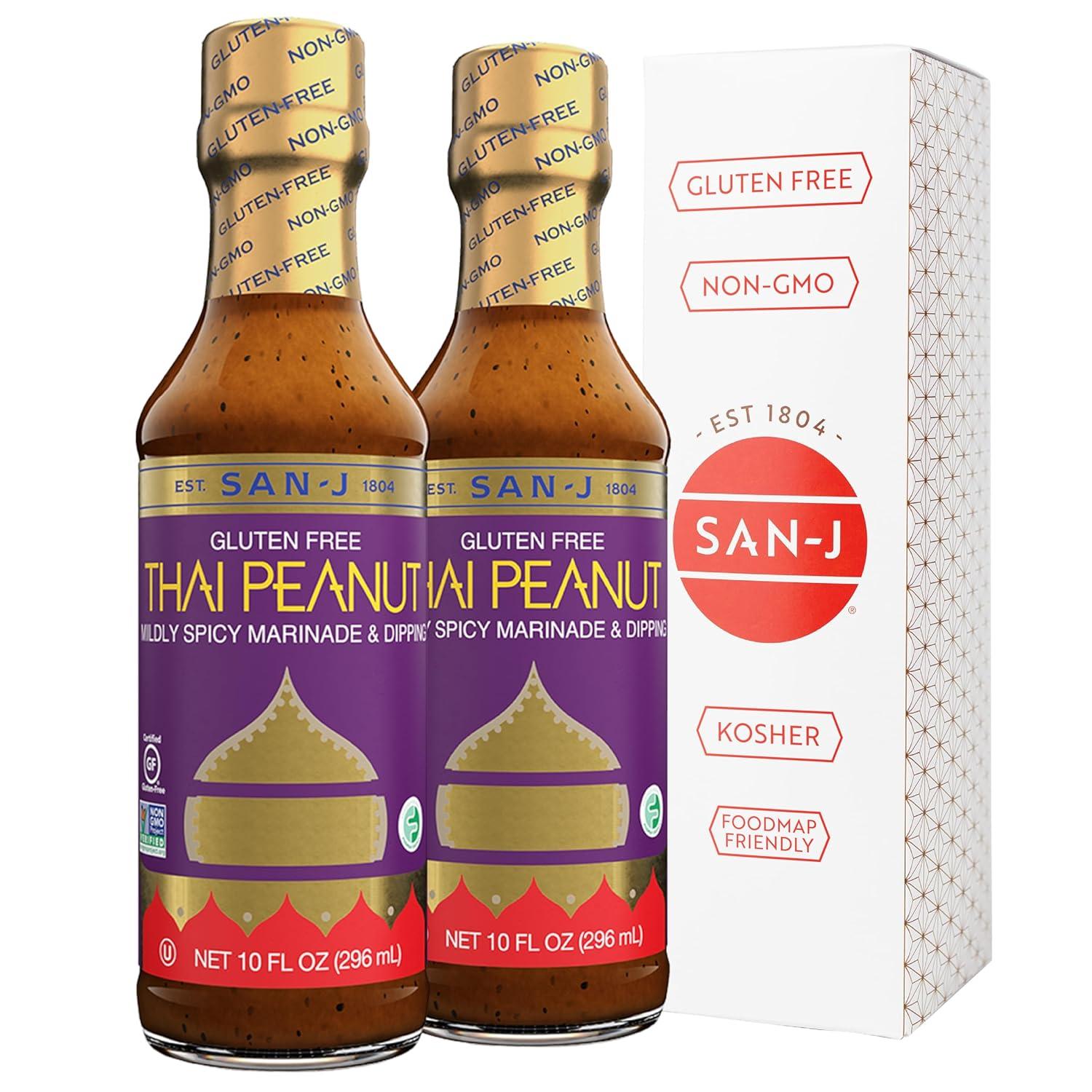 image:imageSanJ Spicy Gluten Free Szechuan Sauce NonGMO 64 oz ContainerPeanut