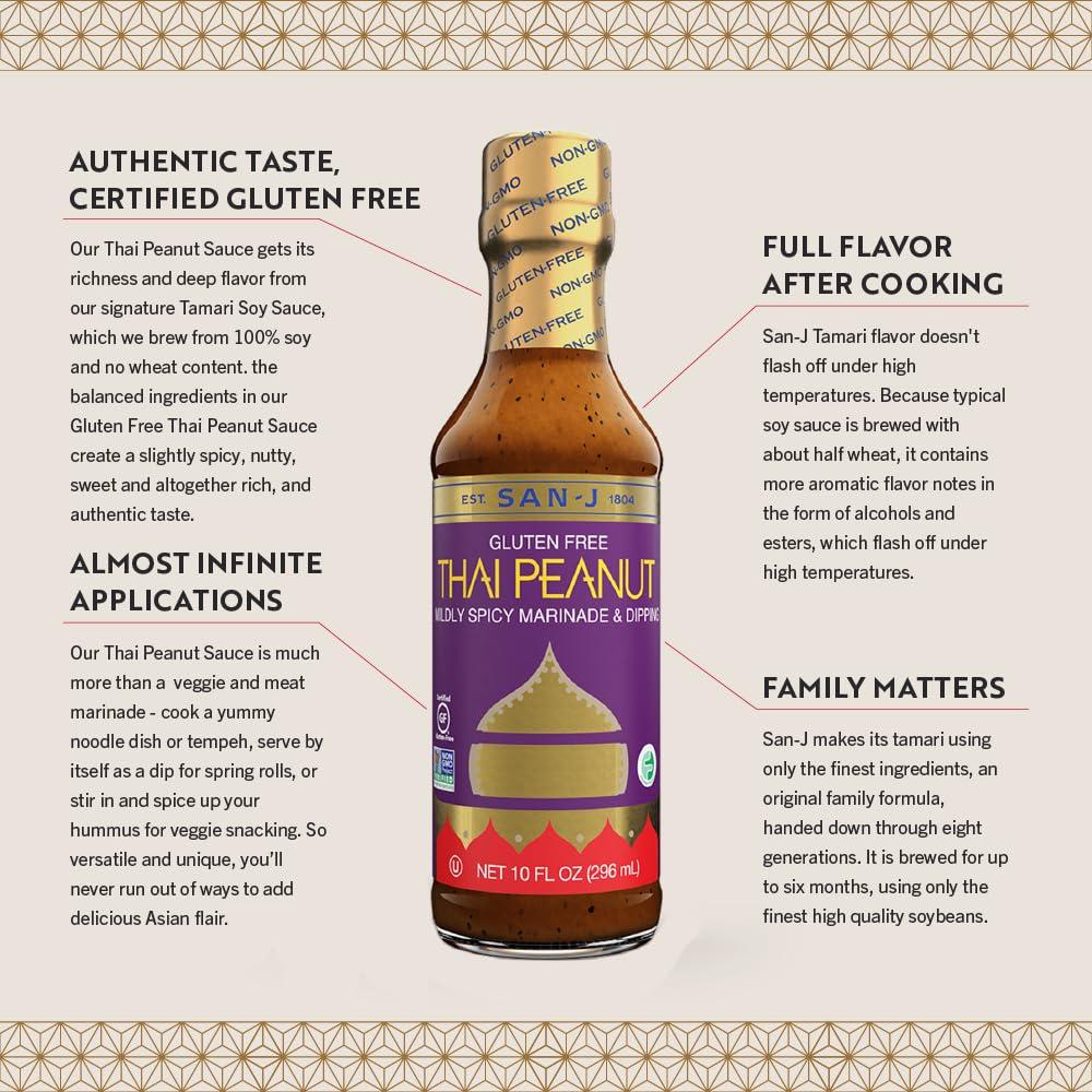 image:imageSanJ Spicy Gluten Free Szechuan Sauce NonGMO 64 oz ContainerSpicy Sweet