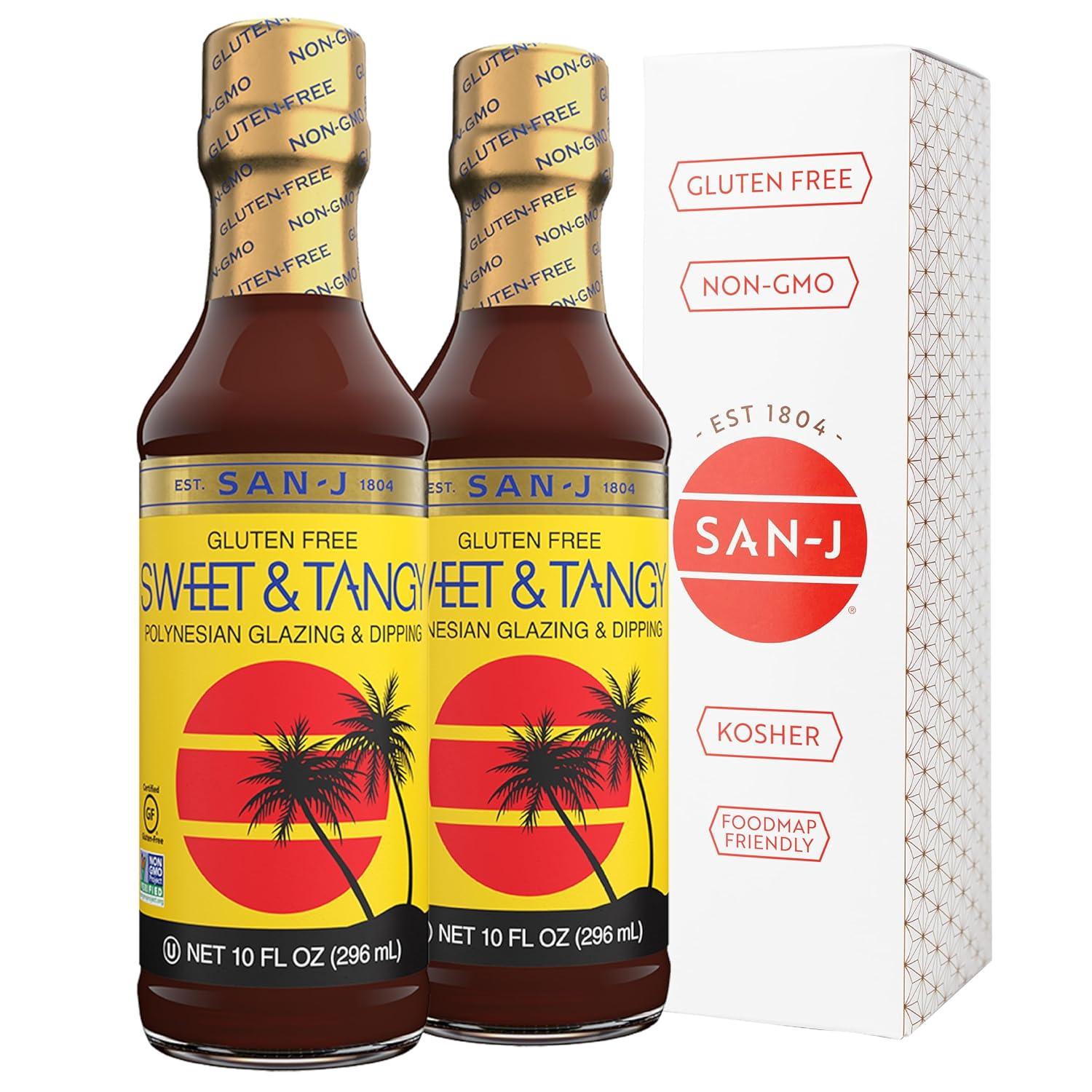 image:imageSanJ Spicy Gluten Free Szechuan Sauce NonGMO 64 oz ContainerSweet Tangy