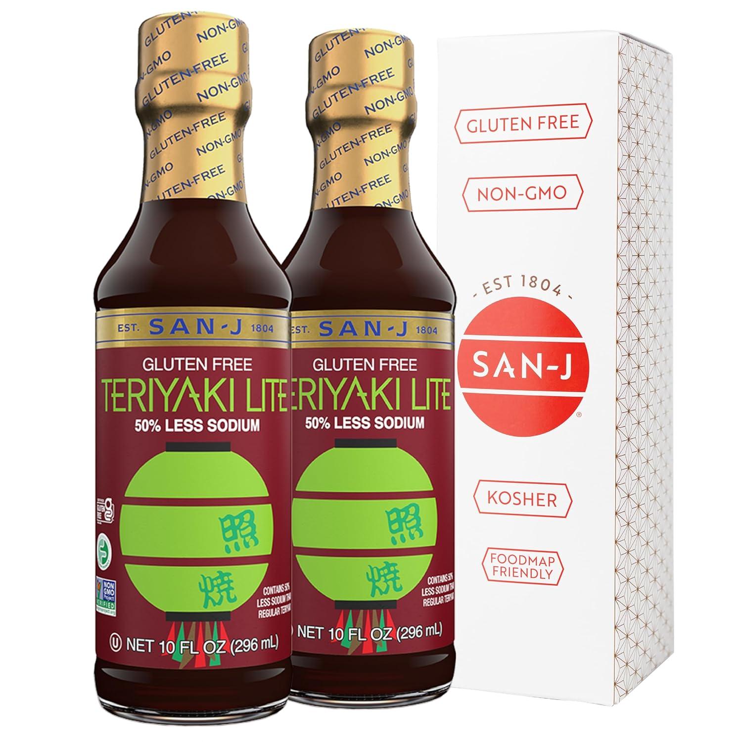 image:imageSanJ Spicy Gluten Free Szechuan Sauce NonGMO 64 oz ContainerTeriyaki Lite