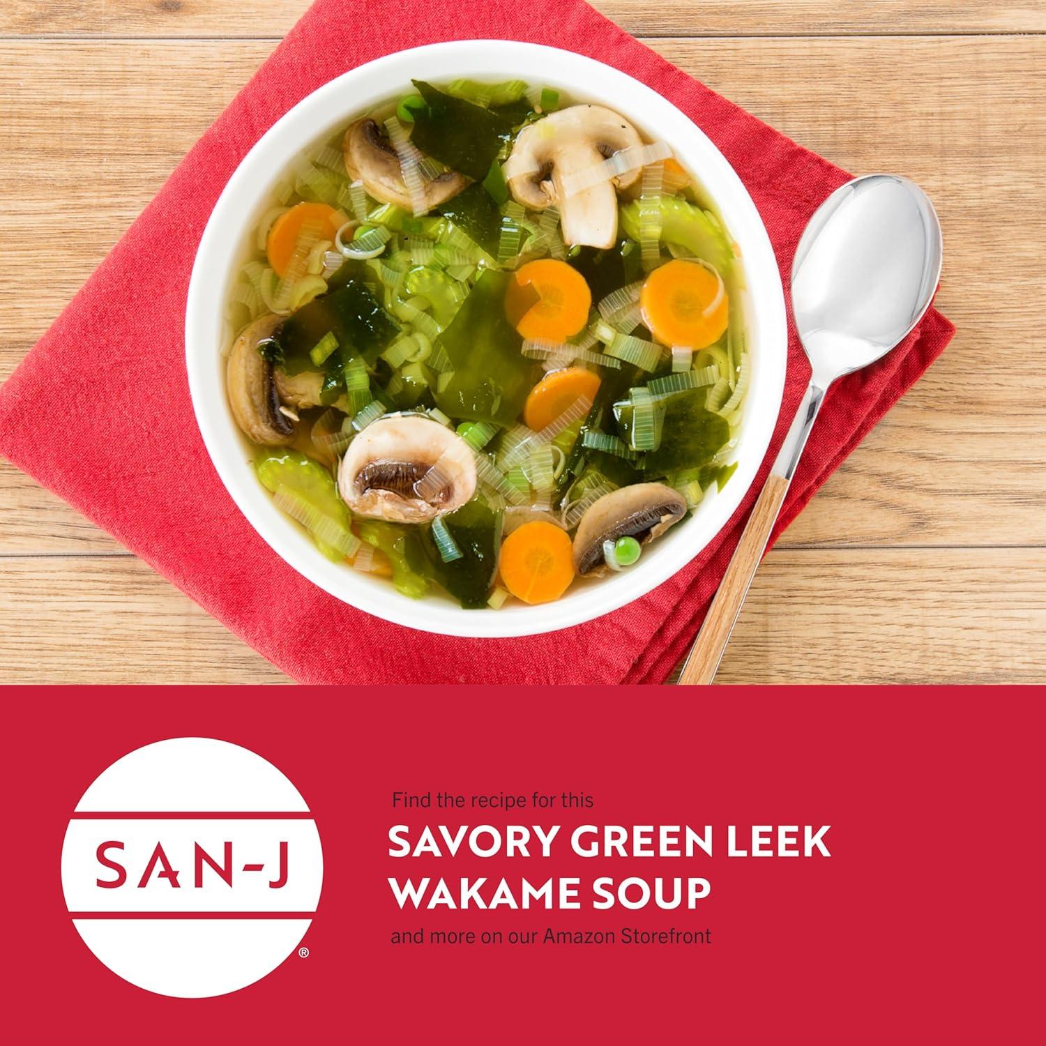 image:imageSanJ Wakame Soup Authentic Japanese Soup Mix 056 oz Packets 12 Pack