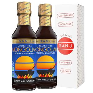image:imageSanJ  Spicy Gluten Free Szechuan Sauce  NonGMO  64 oz ContainerMongolian