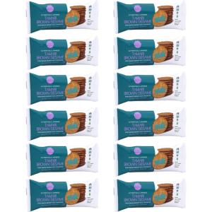 image:imageSanJ  Tamari Brown Sesame Crackers  Specially Baked  37 oz Boxes  12 Pack
