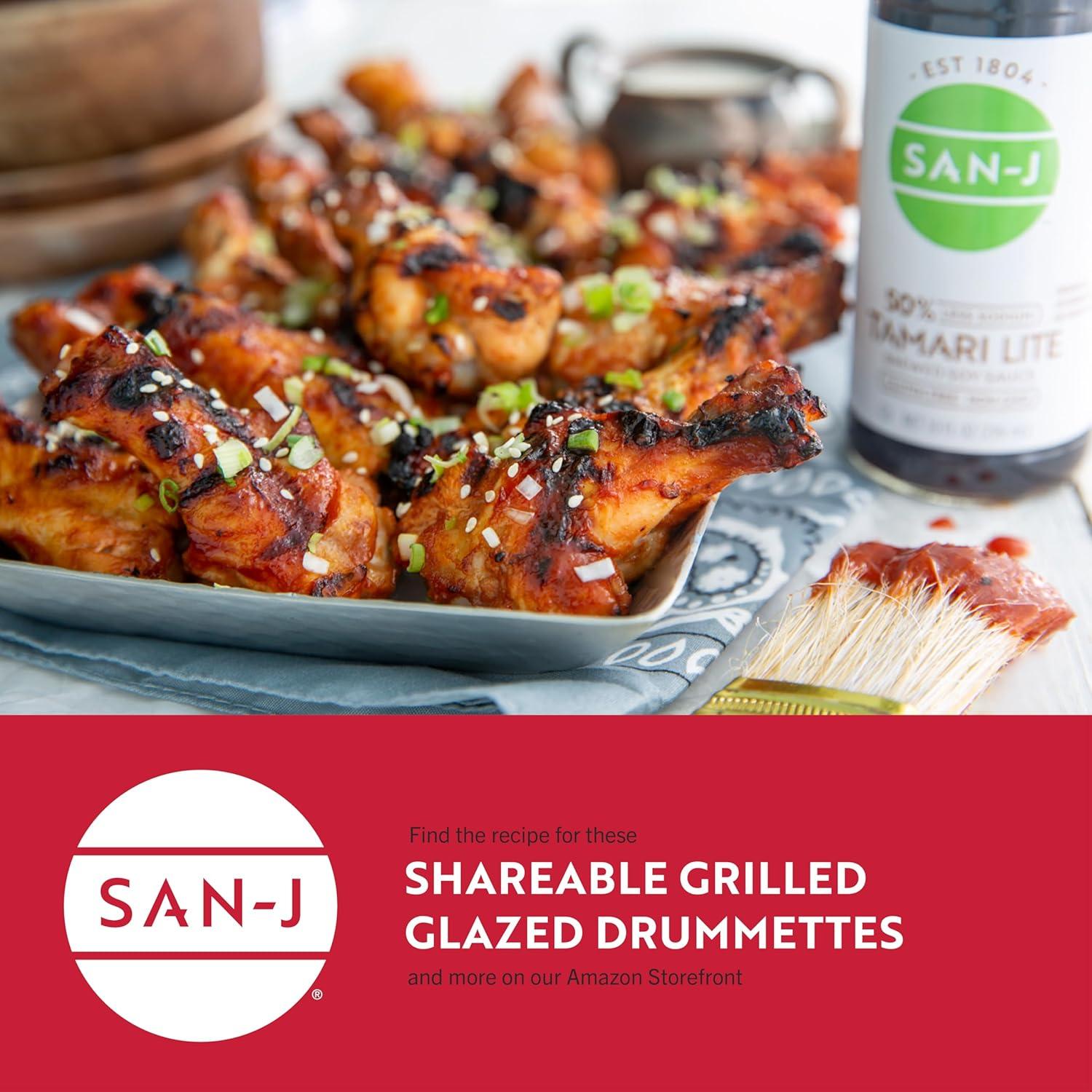 image:imageSanJ Gluten Free Tamari Lite Soy Sauce with 50 Less Sodium Made with 100 Soy Specially Brewed 20 oz Bottle